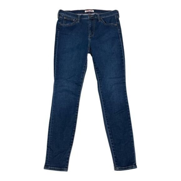 Johnny Was Blue Stretch High Rise Skinny Jeans Size 28